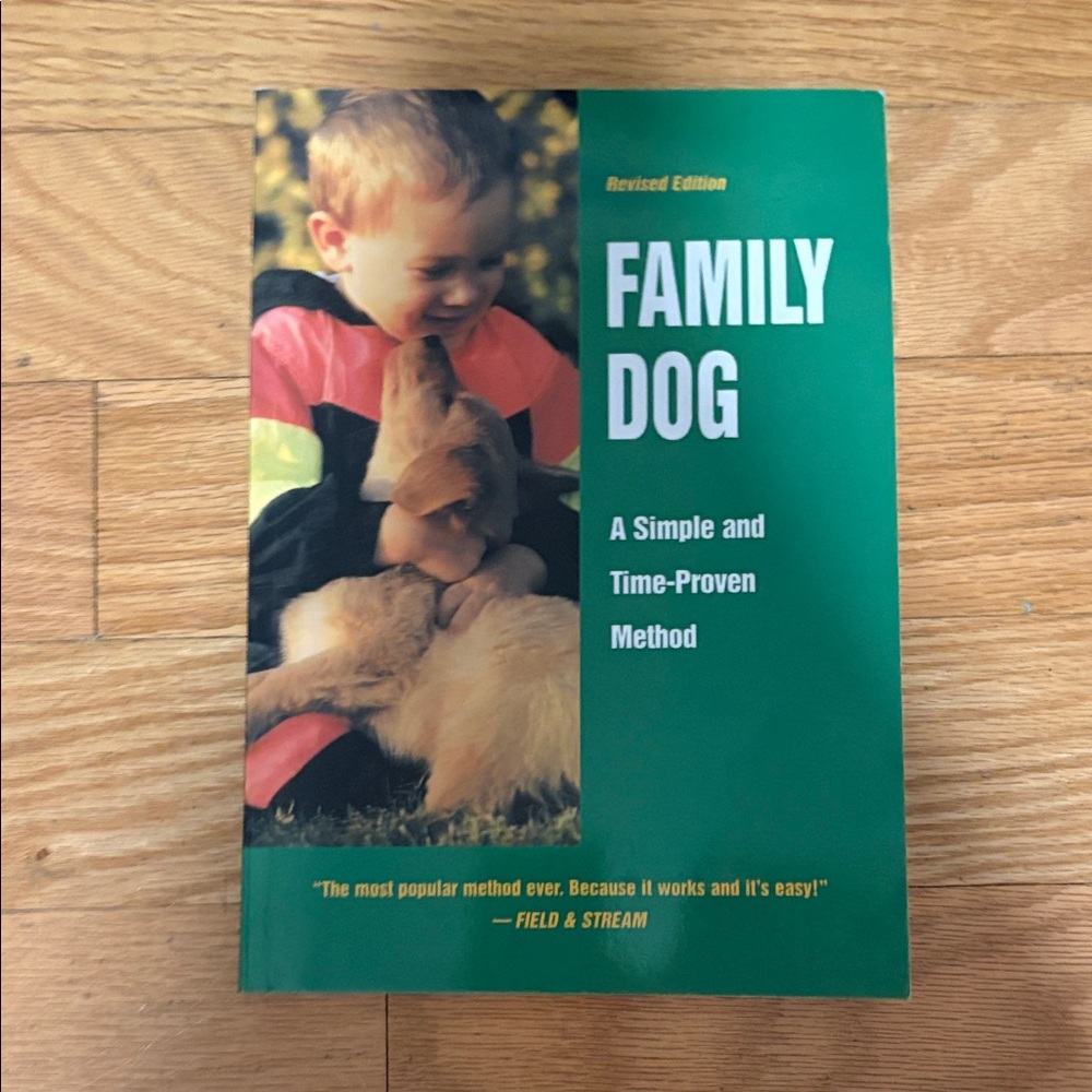 Family Dog Training Book - Green Cover